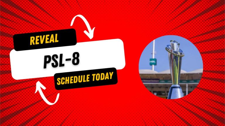 reveal PSL 8 schedule today